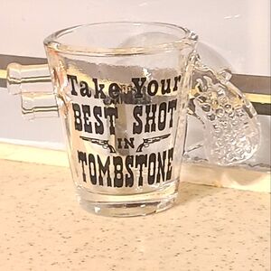 Novelty Tombstone Shot Glass